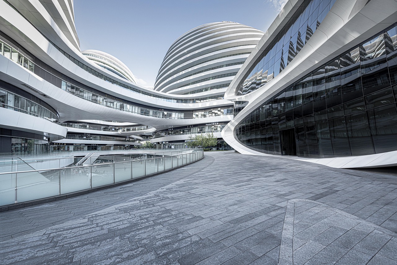 Modern, building, business district — IP TV Solutions That Offer Flexible and Affordable Streaming Options